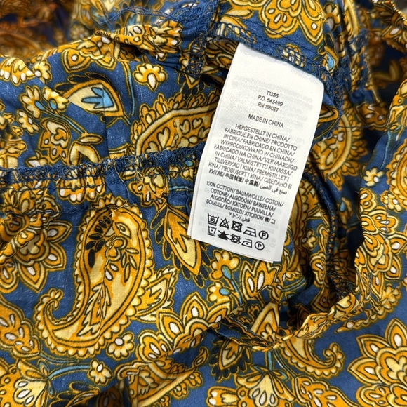 Boden women’s off the shoulder decorative paisley long sleeve top size 4 - Picture 8 of 8
